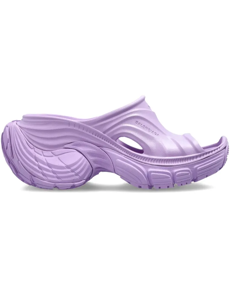 Balenciaga 6XL Pantoletten mit Plateau - Violett Violett