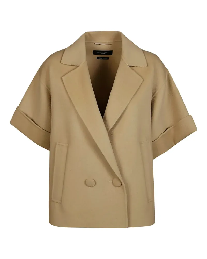Max Mara Doppelreihiger Navarra Mantel - Nude Nude