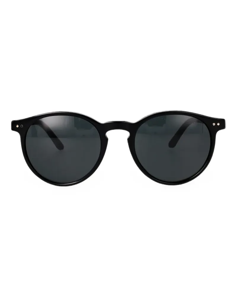 Ralph Lauren Sonnenbrille mit rundem Gestell - Schwarz Schwarz