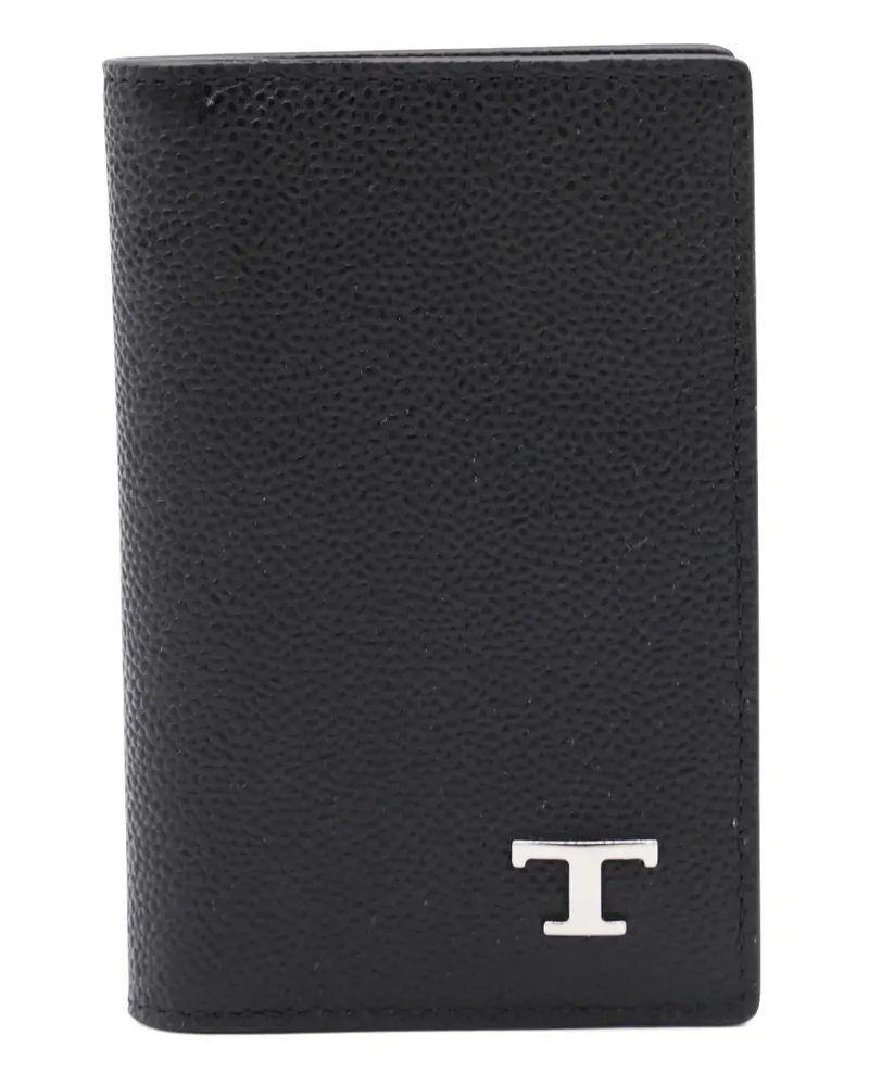 TOD'S Kartenetui mit Logo - Schwarz Schwarz