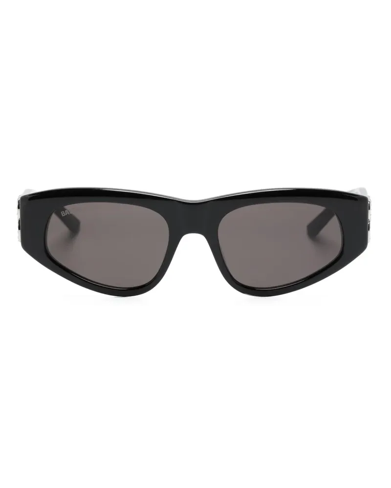 Balenciaga Klassische Cat-Eye-Sonnenbrille - Schwarz Schwarz