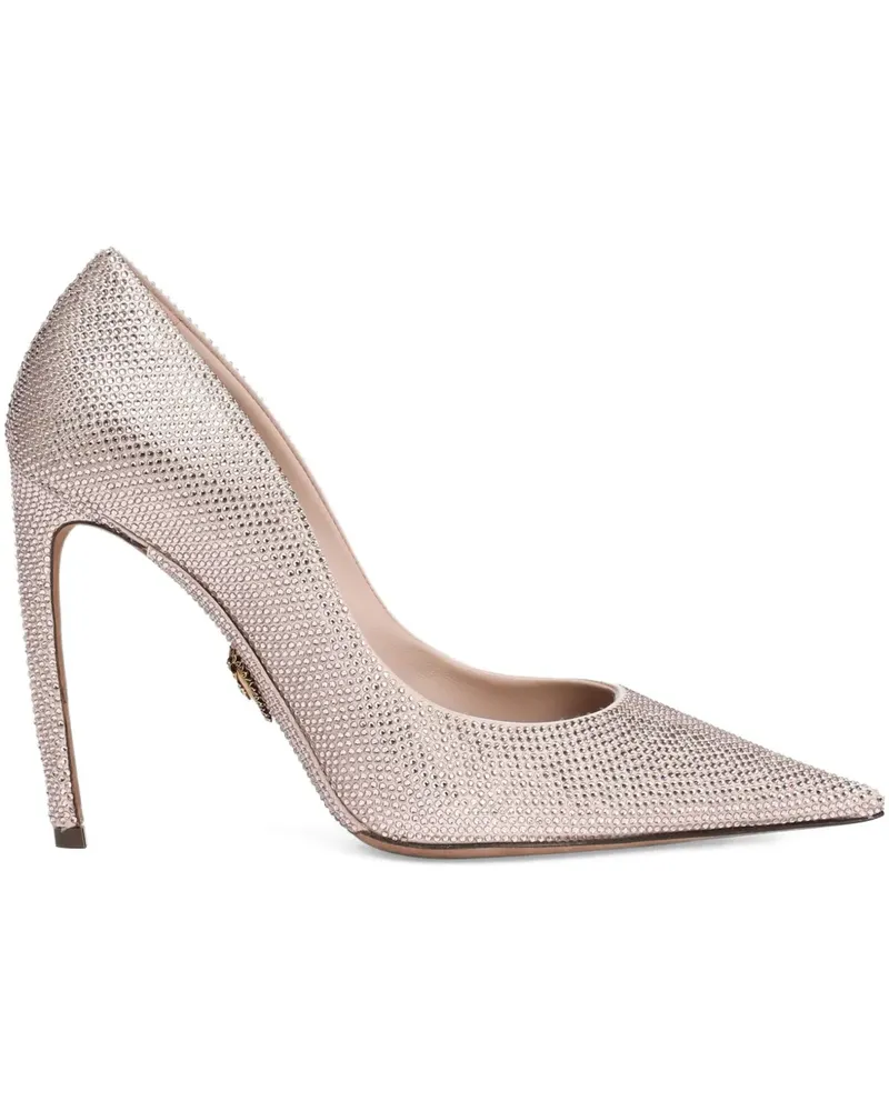 Dolce & Gabbana Spitze Pumps mit Kristallen 105mm - Rosa Rosa