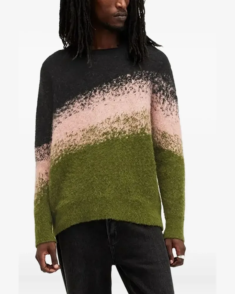 AllSaints Pullover mit Ombré-Effekt - Grün Grün