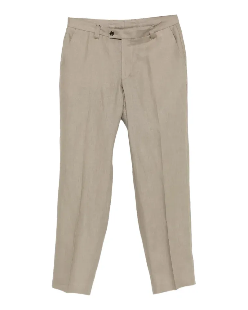 Dell'oglio pressed-crease trousers - Nude Nude