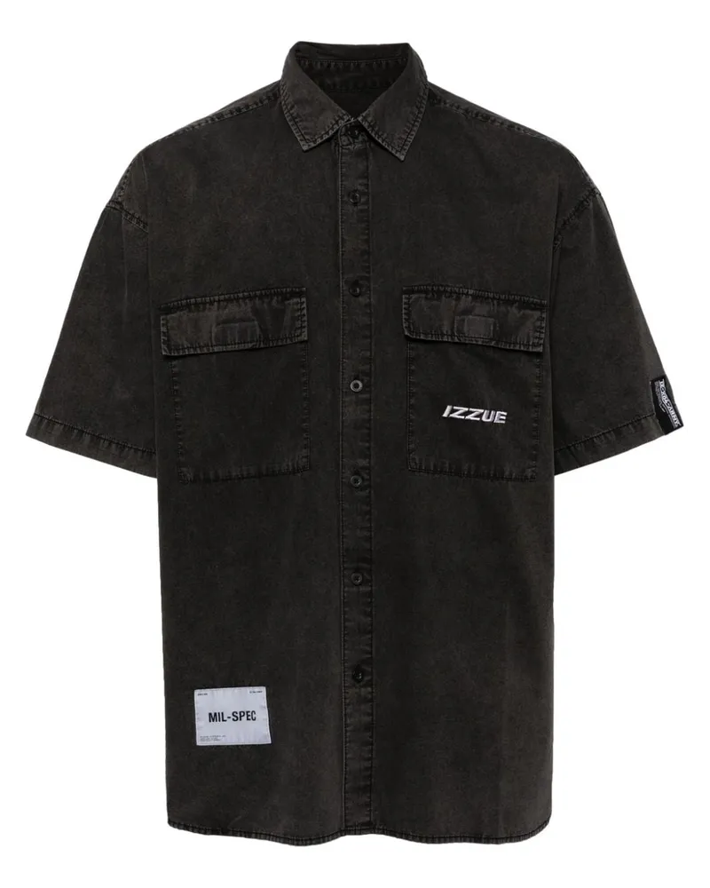 Izzue Hemd im Cargo-Style - Grau Grau