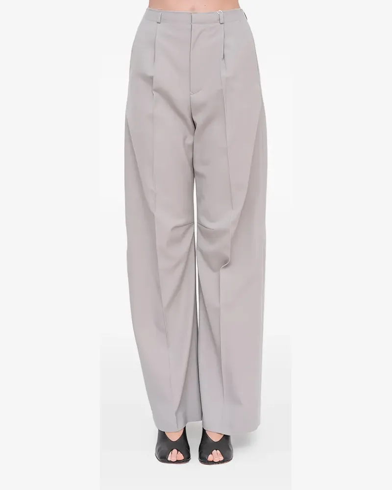 Maison Margiela Plissierte Hose - Grau Grau