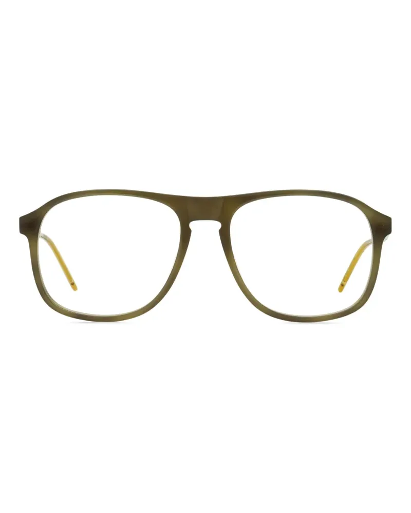 Gucci Brille mit eckigem Gestell - Grau Grau