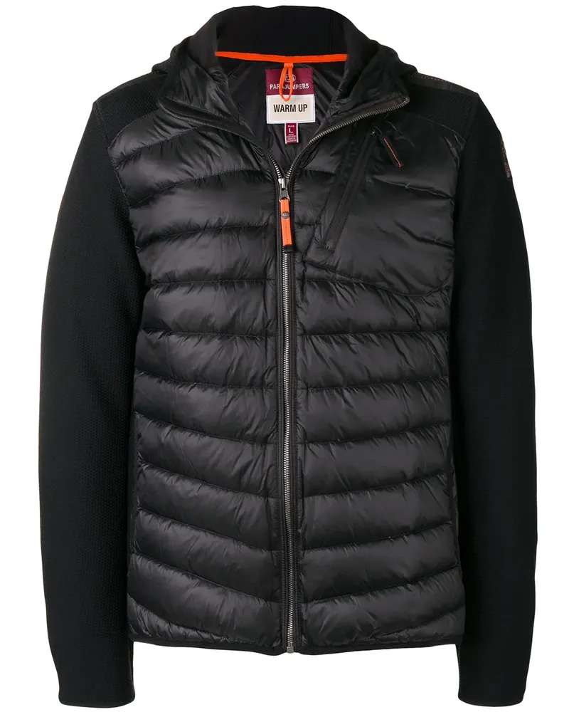 Parajumpers Kapuzenjacke mit Dauneneinsätzen - Schwarz Schwarz