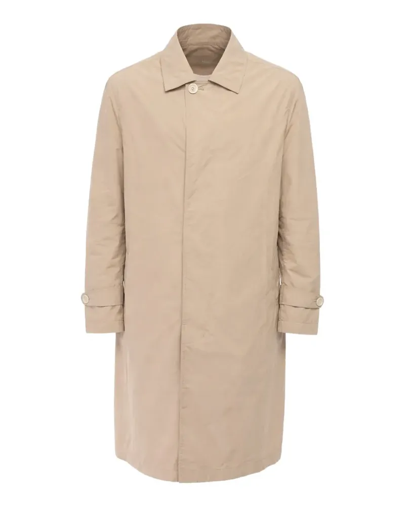Brunello Cucinelli concealed-fastening trench coat - Nude Nude