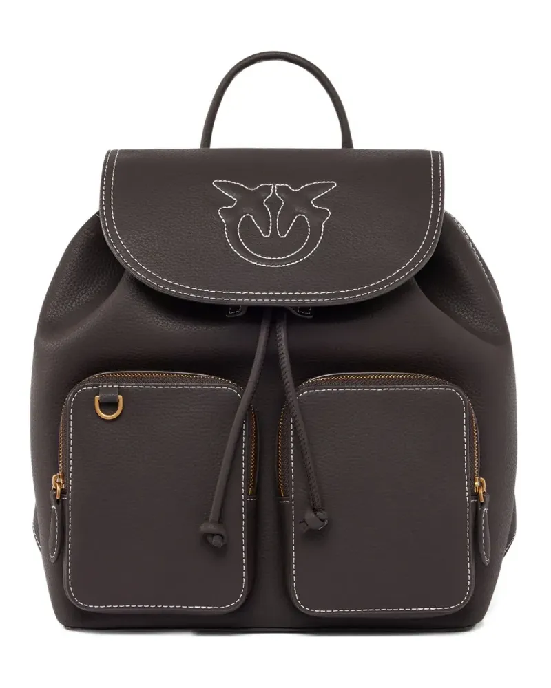 Pinko Rucksack aus Leder - Braun Braun