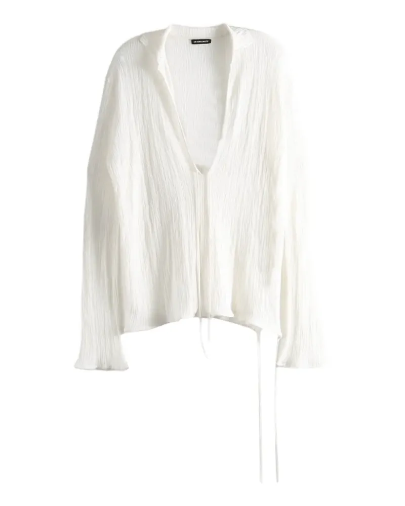 Ann Demeulemeester Tiu V-neck sweater - Weiß Weiß