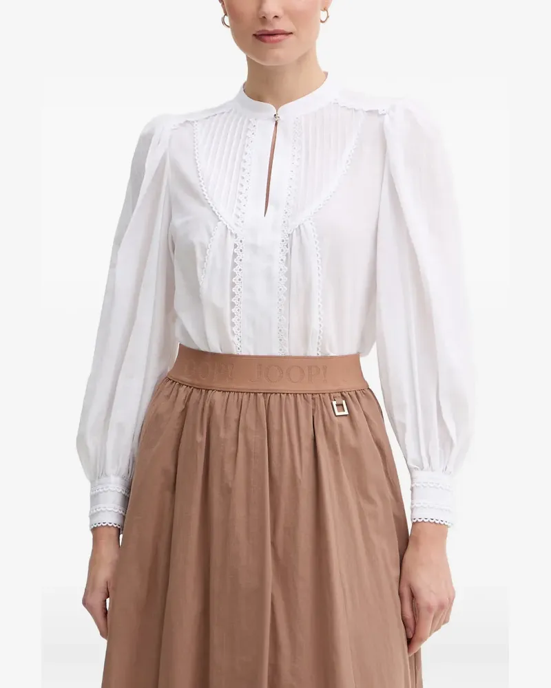 JOOP! Bionda pleated blouse - Weiß Weiß