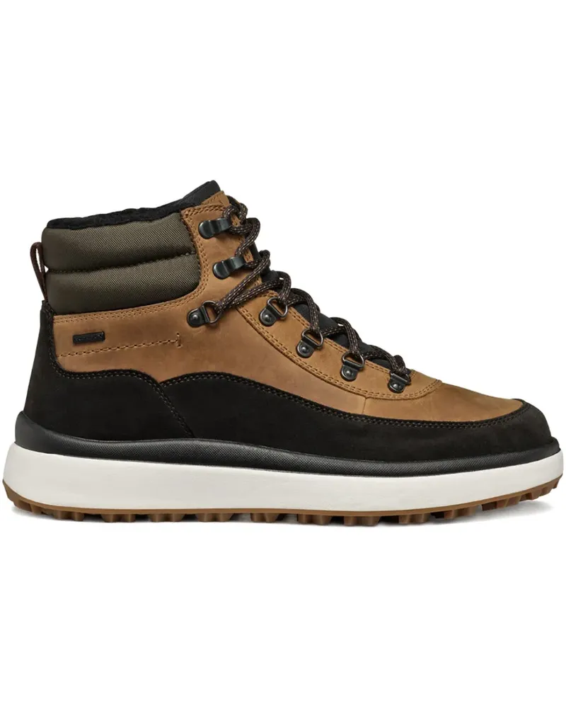 Geox Gefütterte Schnürstiefel - Braun Braun