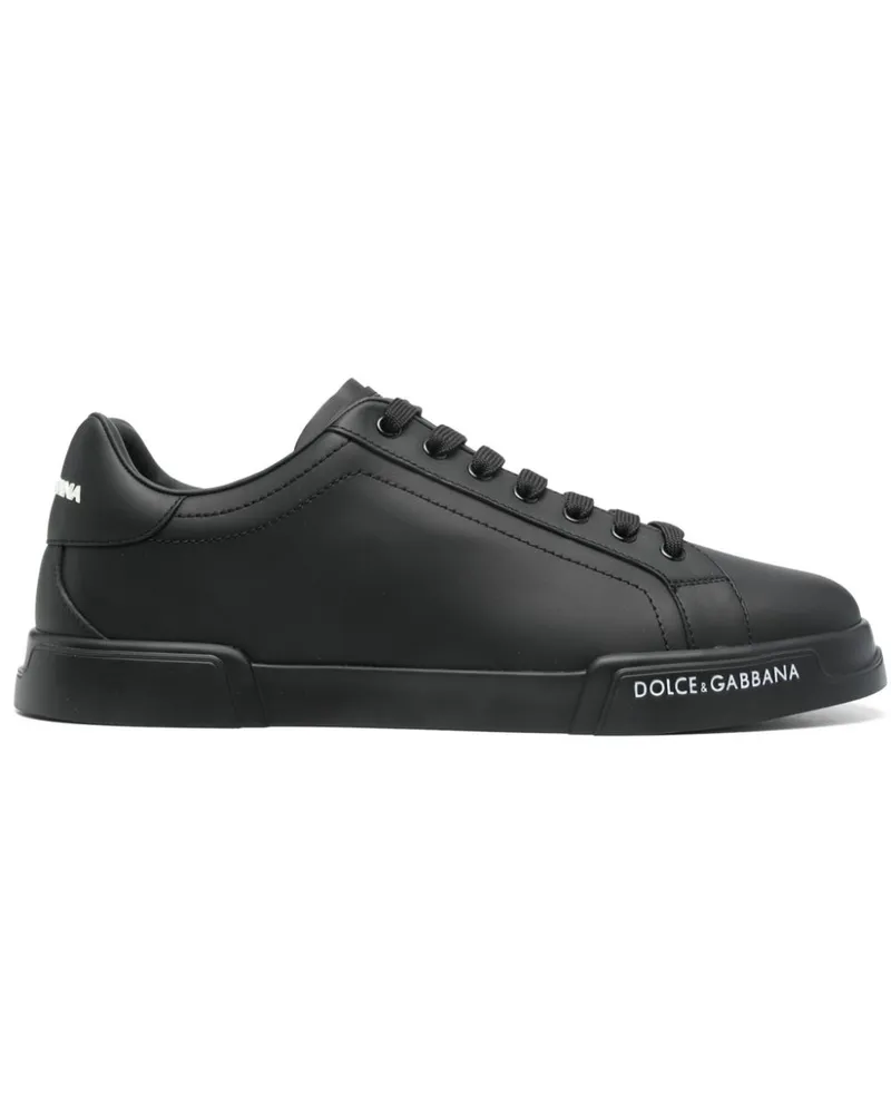 Dolce & Gabbana Portofino Sneakers - Schwarz Schwarz