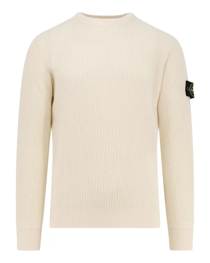 Stone Island ribbed badge knitwear - Nude Nude