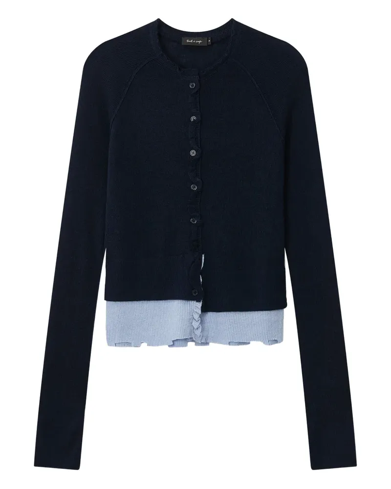 Tout a Coup crew-neck cardigan - Blau Blau