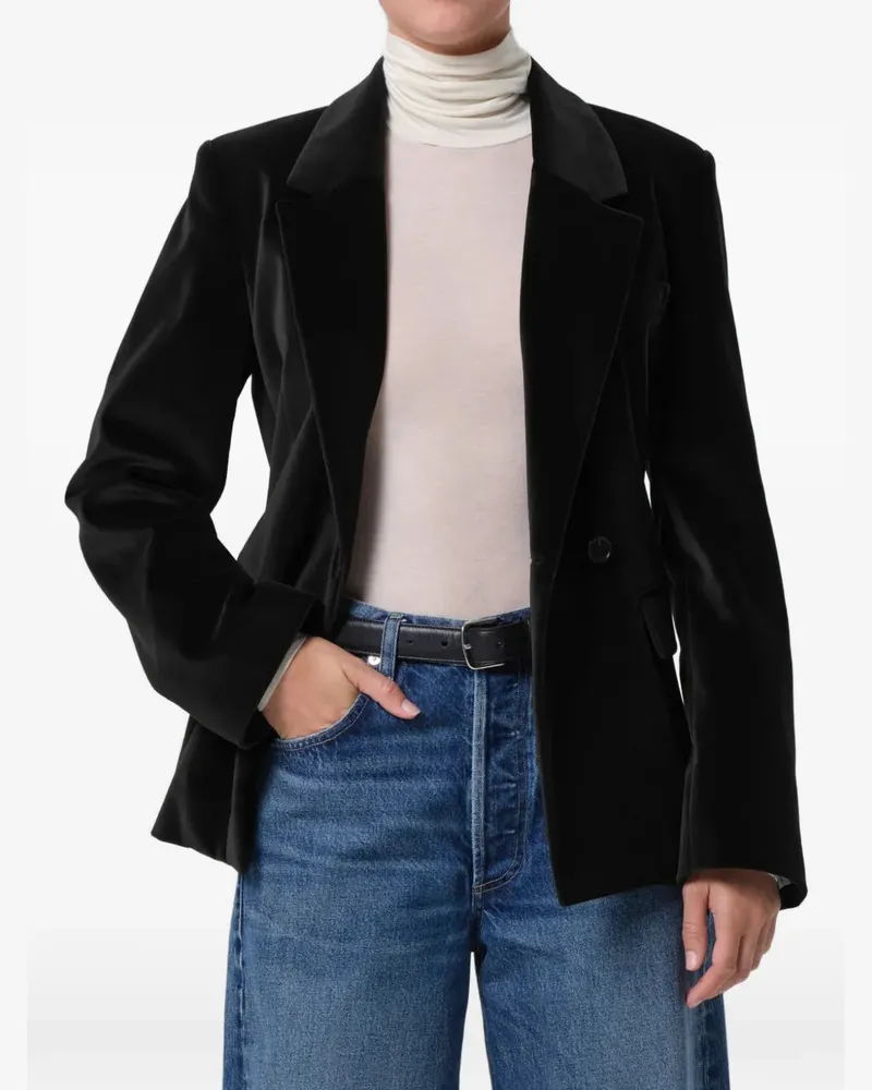 Citizens of humanity Mattheau velvet blazer - Schwarz Schwarz