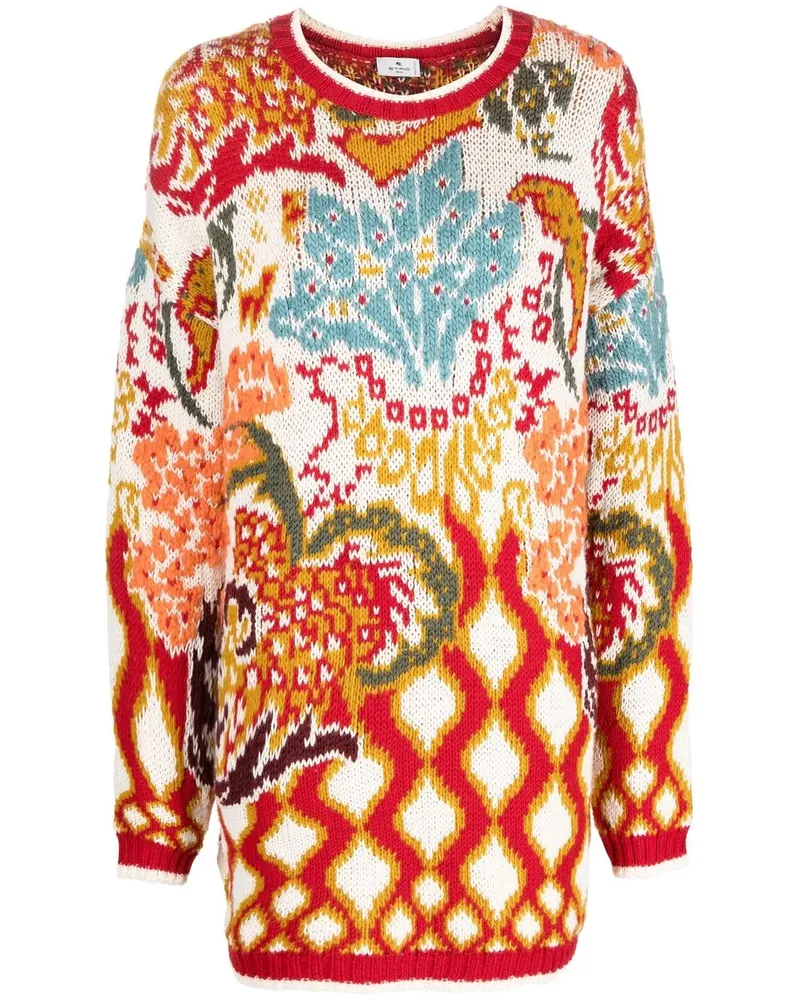 Etro Pullover mit abstraktem Print - Nude Nude