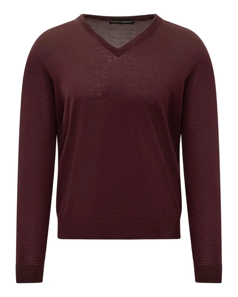 Filippo de Laurentiis V-neck sweater - Rot Rot