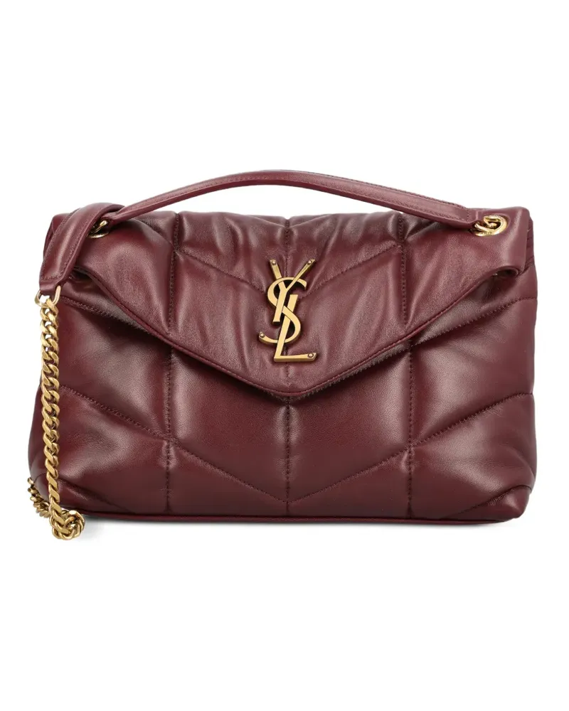 Saint Laurent Puffer matelassé shoulder bag - Rot Rot