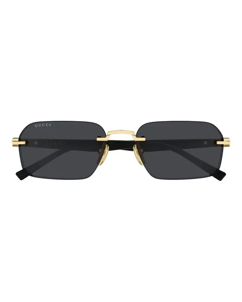 Gucci Rahmenlose Sonnenbrille - Gold Gold