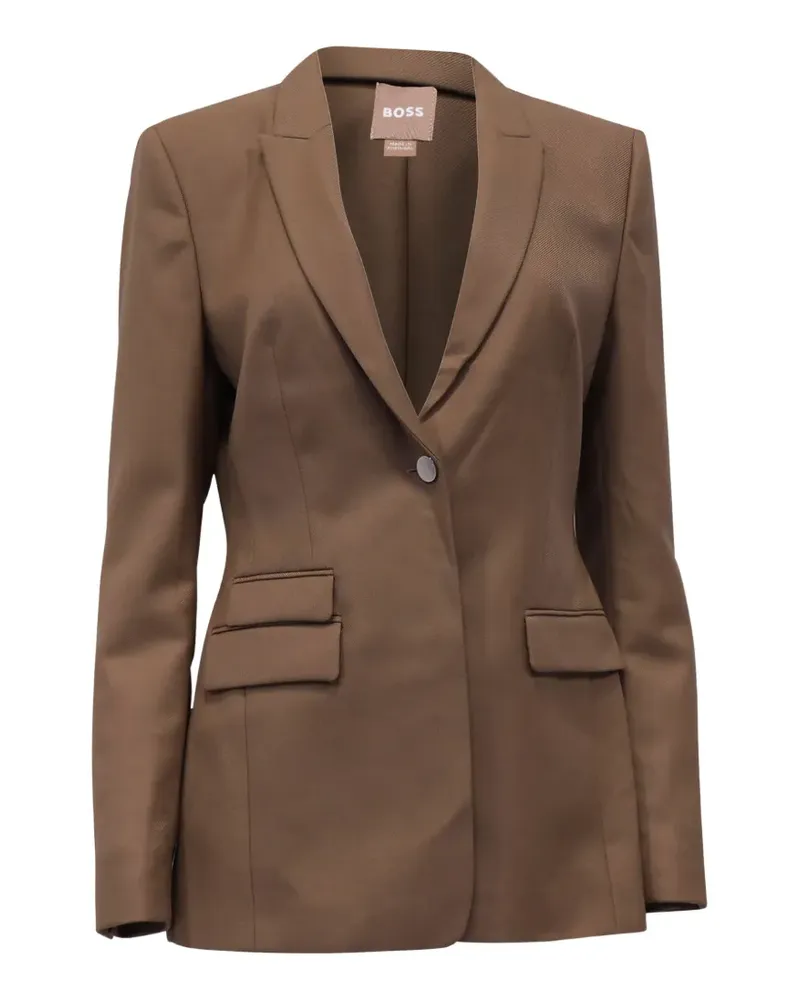 HUGO BOSS Juicylara wool blazer - Braun Braun