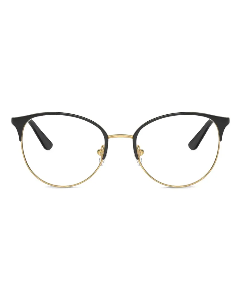 Vogue Brille mit geometrischem Gestell - Schwarz Schwarz