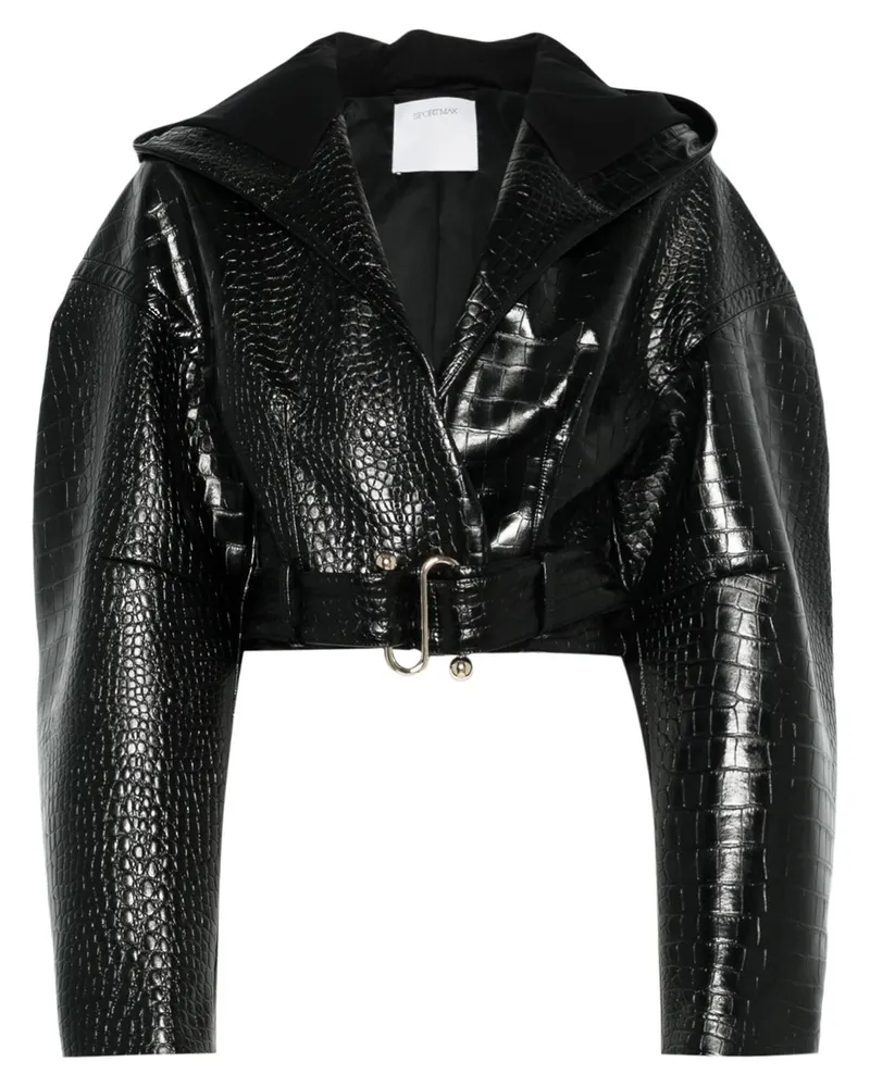 SPORTMAX Visby Jacke - Schwarz Schwarz