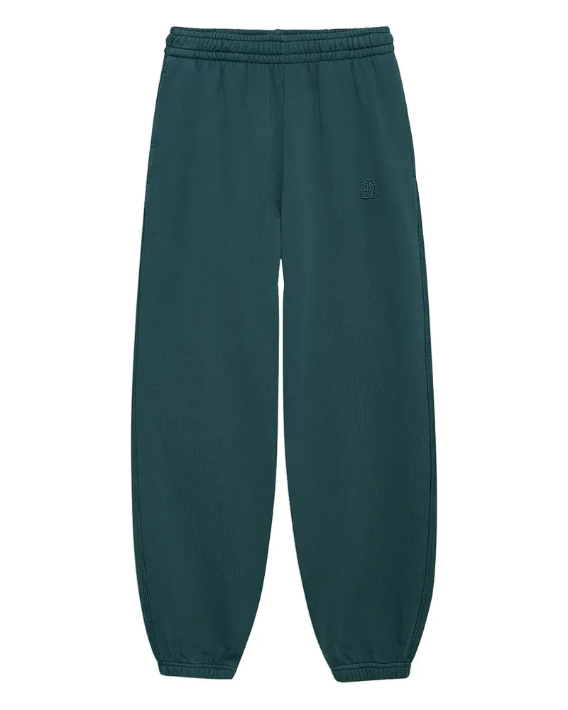 Anine Bing Jogginghose mit Monogramm-Stickerei - Grün Grün