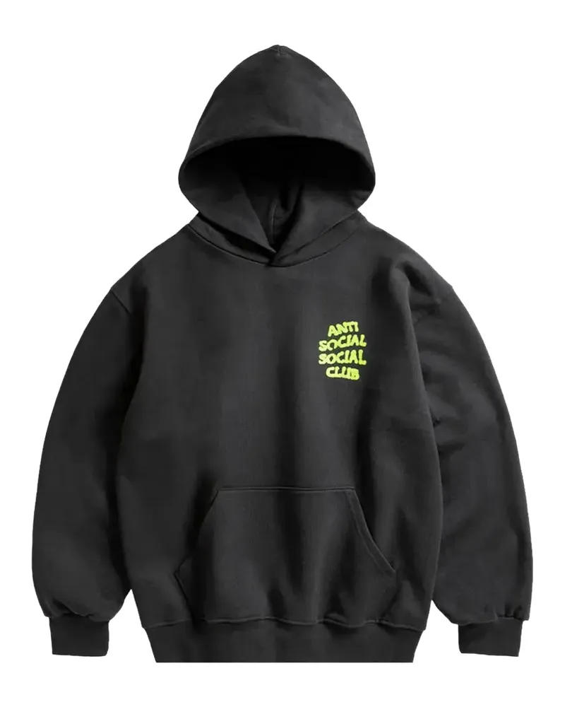 Anti Social Social Club Glow in the Dark Hoodie - Schwarz Schwarz