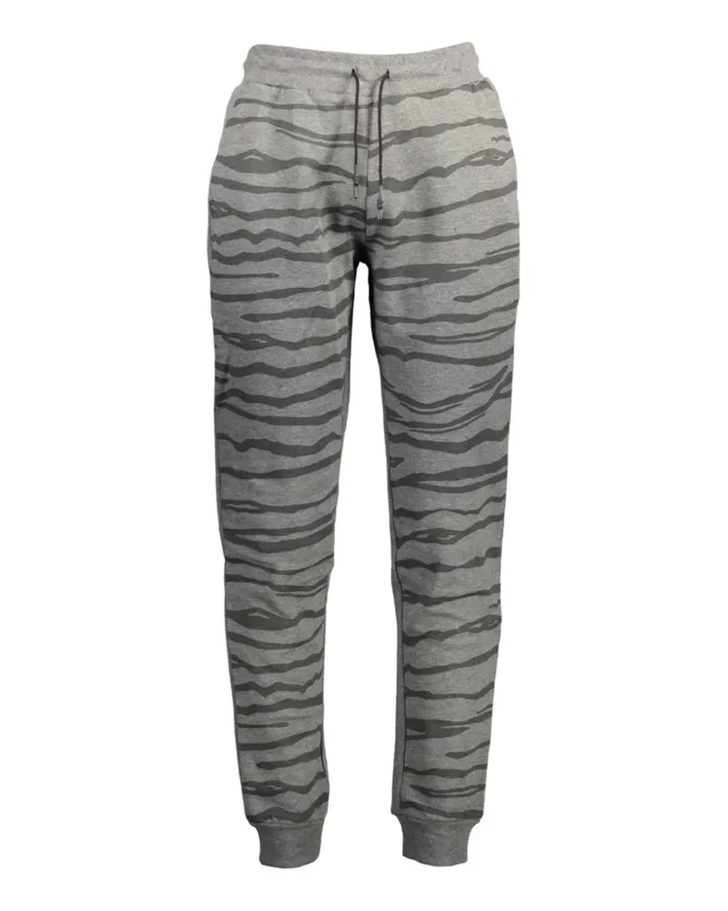 Roberto Cavalli animal-print track pants - Grau Grau