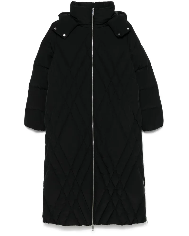 HUGO BOSS Parka mit Kapuze - Schwarz Schwarz