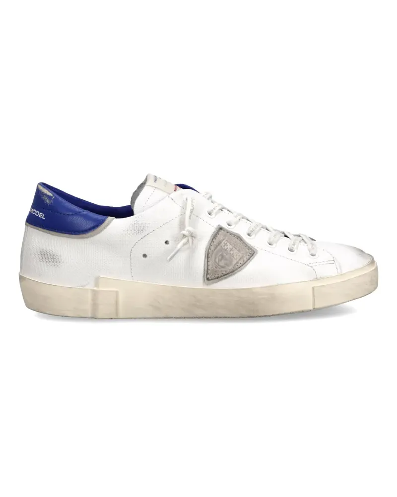 Philippe Model triangle-patch sneakers - Weiß Weiß