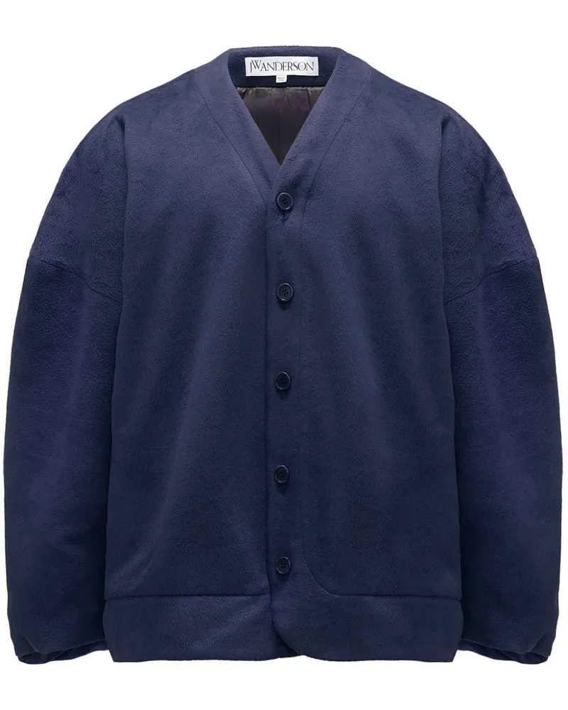 J.W.Anderson Cardigan mit V-Ausschnitt Blau