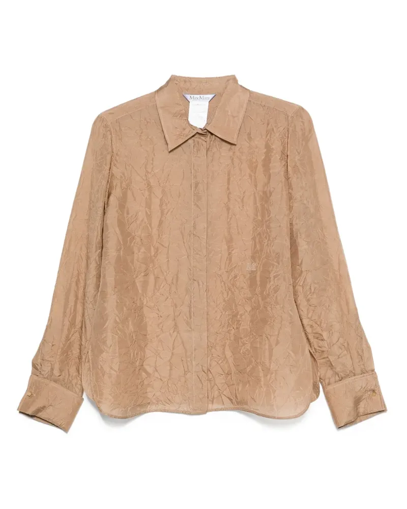 Max Mara Eloisa Bluse aus Seide - Nude Nude