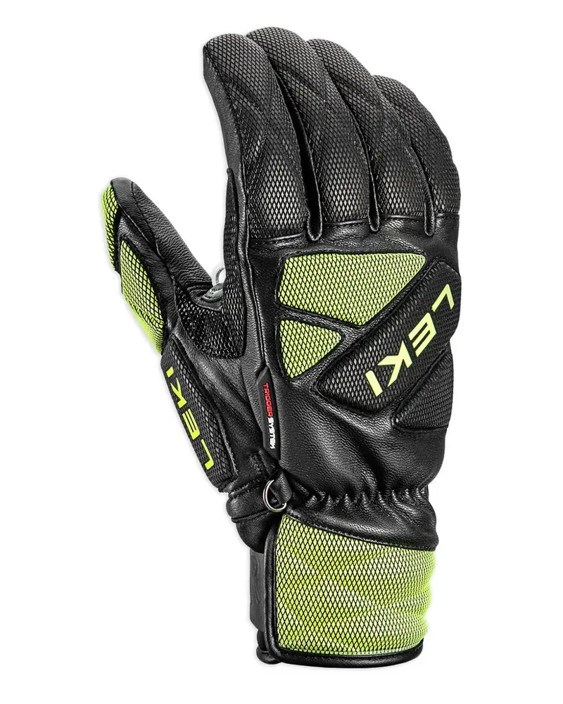 Leki Venom DH 3D Skihandschuhe - Schwarz Schwarz