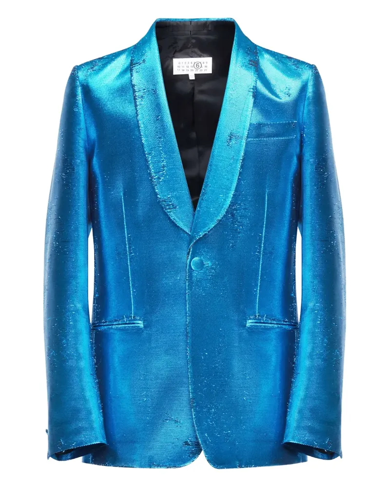 Maison Margiela Blazer mit Schalkragen - Blau Blau