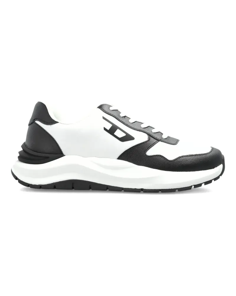 Diesel logo-detail sneakers - Weiß Weiß