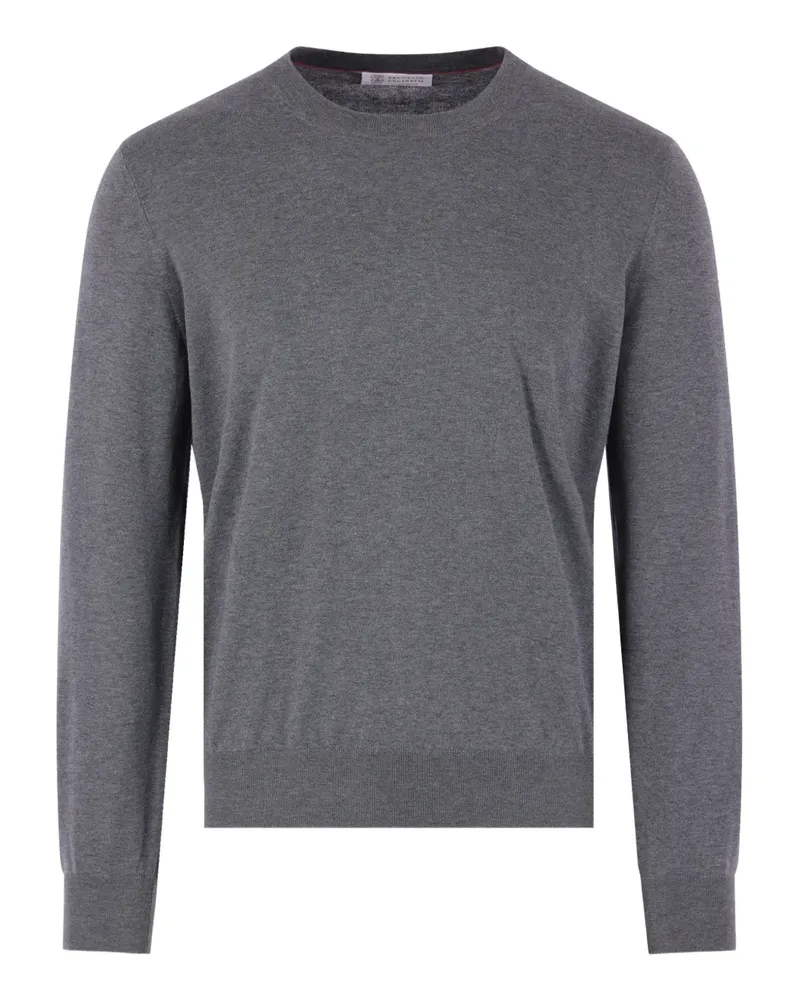 Brunello Cucinelli Pullover mit Rundhalsausschnitt - Grau Grau
