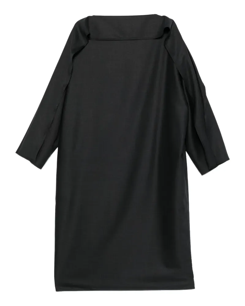 Sofie D'Hoore Midikleid mit Rüschenkragen - Grau Grau
