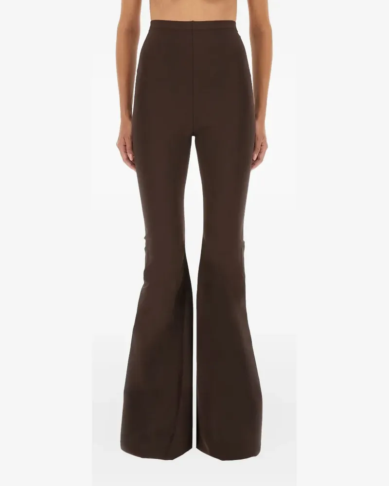 Rick Owens Lilies flared trousers - Braun Braun