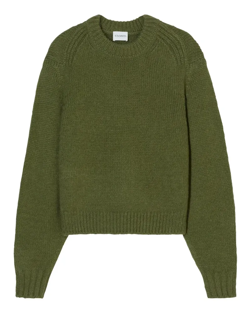 Closed Pullover mit rundem Ausschnitt - Grün Grün