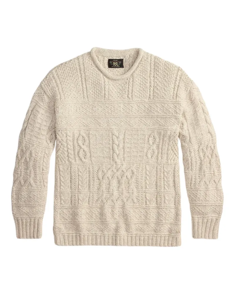 Ralph Lauren Pullover mit Zopfmuster - Nude Nude