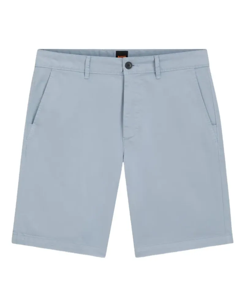 HUGO BOSS slim-fit cotton chino shorts - Blau Blau