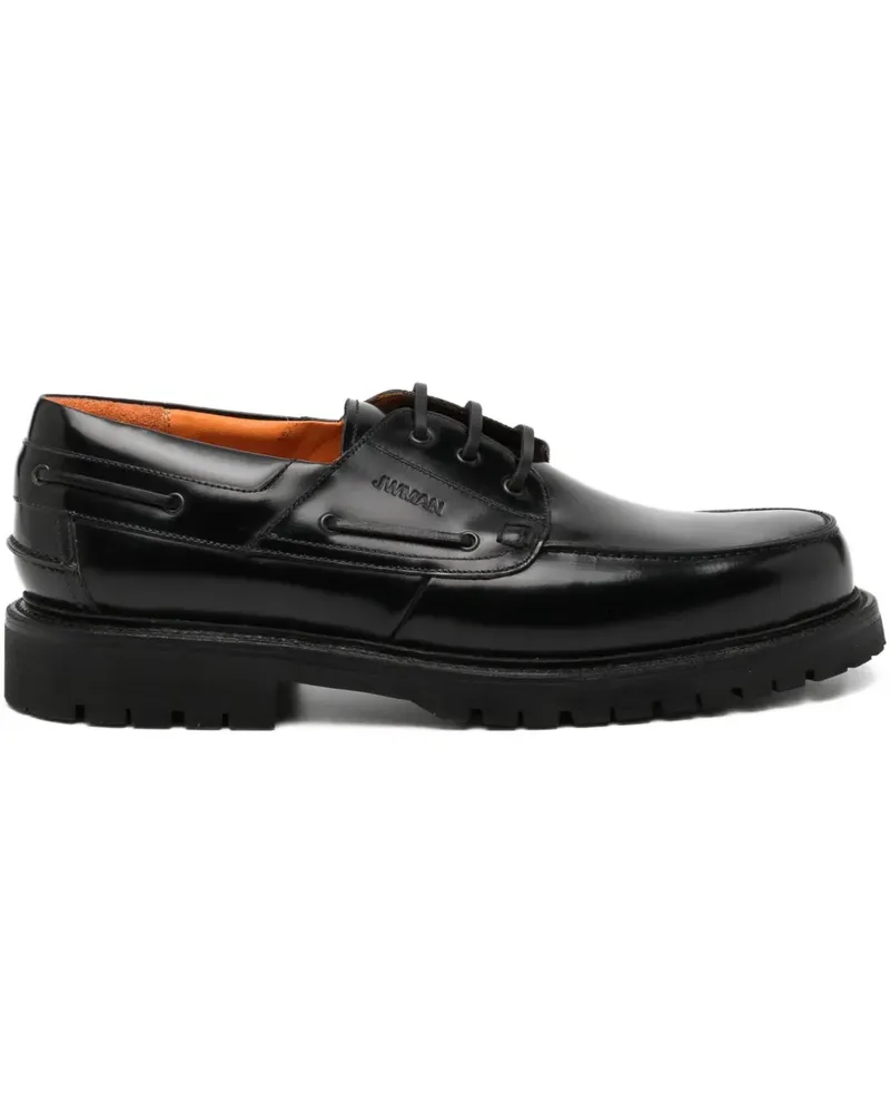 Junya Watanabe Klassische Derby-Schuhe - Schwarz Schwarz