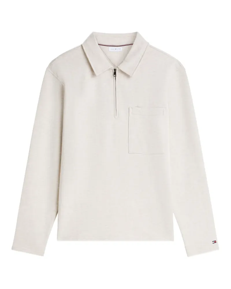Tommy Hilfiger quarter-zip pocket sweater - Nude Nude