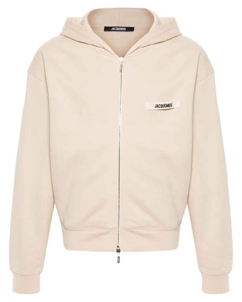 Jacquemus Le Hoodie Gros Grain Hoodie - Nude Nude