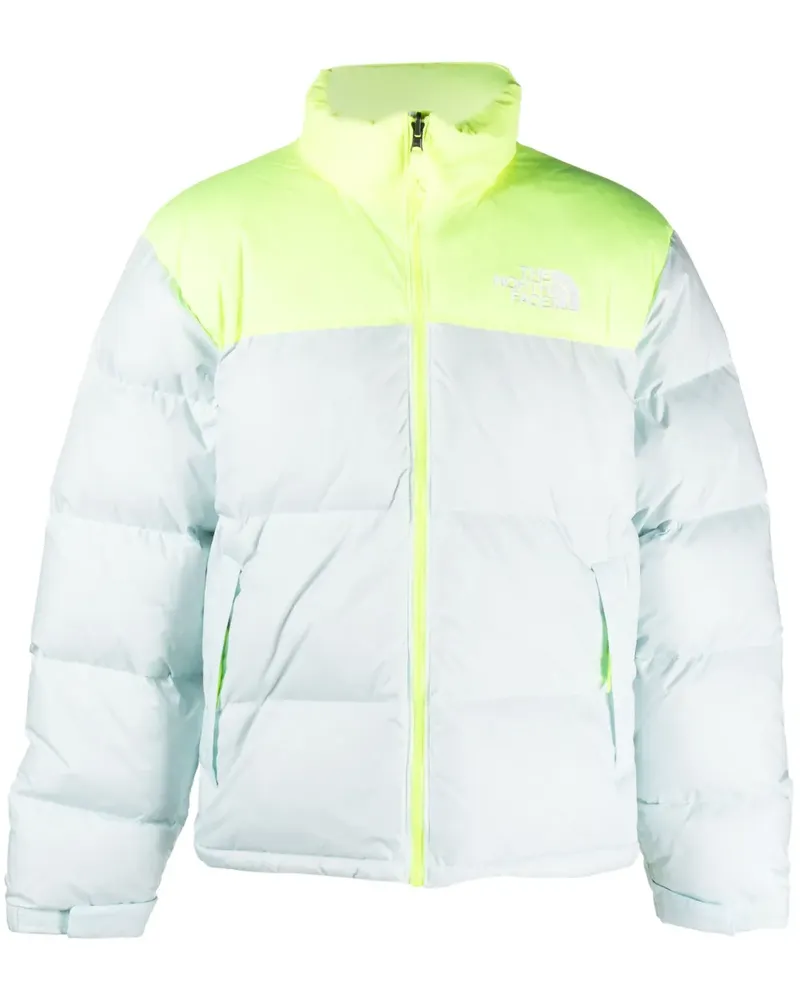 The North Face Gefütterte Jacke mit Logo-Print - Blau Blau