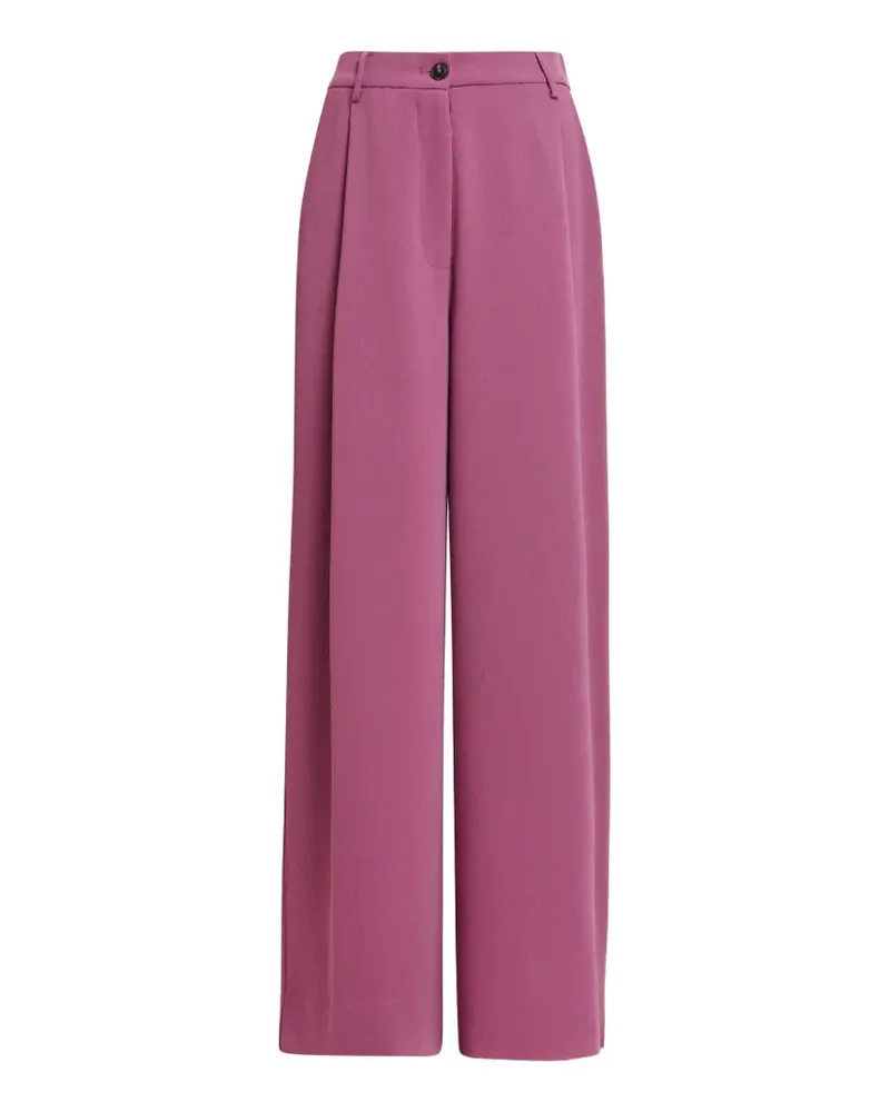 Essentiel Weite Kelsea Hose mit Faltendetail - Violett Violett