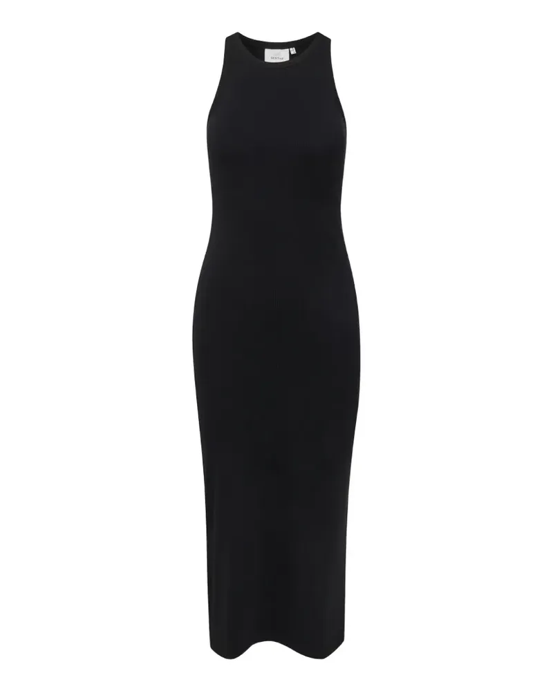 Gestuz DrewGZ ribbed-knit maxi dress - Schwarz Schwarz